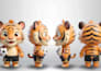 custom 3d modeling character, mascot, game, animation, cartoon